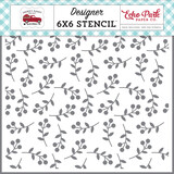Echo Park Berry Branch Stencil (FM248034) (DISCONTINUED)