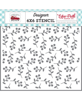 Echo Park Berry Branch Stencil (FM248034) (OUTLET)