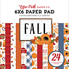 Echo Park Fall 6x6 Inch Paper Pad (FAL251023) (OUTLET)