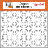 Echo Park Fall Flourish Stencil (FAL251034) (OUTLET)