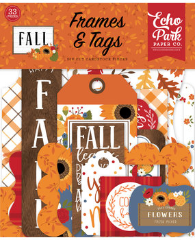 Echo Park Fall Frames & Tags (FAL251025) (DISCONTINUED)