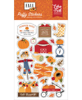 Echo Park Fall Puffy Stickers (FAL251066) (OUTLET)