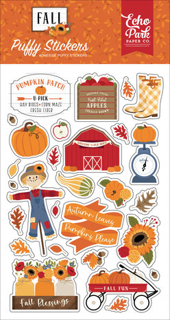 Echo Park Fall Puffy Stickers (FAL251066) (DISCONTINUED)