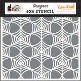 Echo Park Spooky Spiderweb Stencil (HMA249033) (DISCONTINUED)