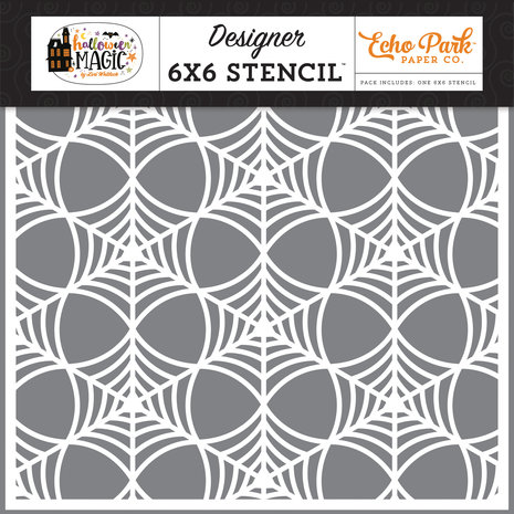 Echo Park Spooky Spiderweb Stencil (HMA249033) (OUTLET)