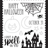Echo Park Spell On You Clear Stamps (HMA249043) (OUTLET)