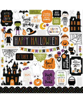 Echo Park Halloween Magic 12x12 Inch Element Sticker (HMA249014) (DISCONTINUED)