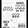 Echo Park Just Say Boo Clear Stamps (HP250044) (OUTLET)