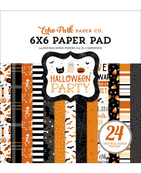 Echo Park Halloween Party 6x6 Inch Paper Pad (HP250023) (DISCONTINUED)