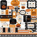 Echo Park Halloween Party 12x12 Inch Element Sticker (HP250014) (DISCONTINUED)