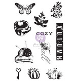 Prima Marketing Hello Pink Autumn Clear Stamps (11pcs) (654276) (DISCONTINUED)