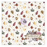 Prima Marketing Hello Pink Autumn 12x12 Inch Acetate Sheet (654511) (DISCONTINUED)