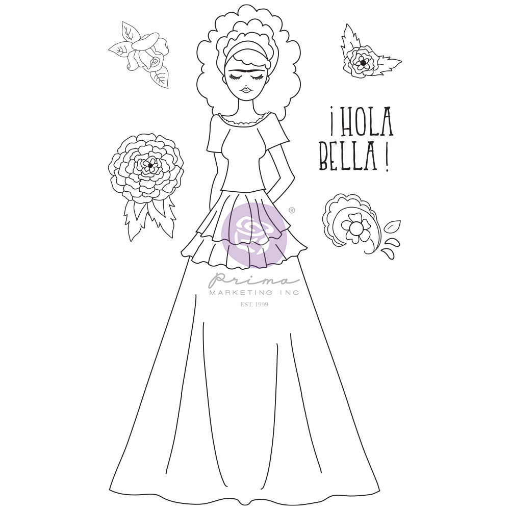 Prima Marketing Julie N Doll Stamp Milagros (6pcs) (913557) (DISCONTINUED) Prima Marketing Julie N Doll Stamp Milagros (6pcs) (913557) (DISCONTINUED)