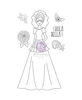 Prima Marketing Julie N Doll Stamp Milagros (6pcs) (913557) (DISCONTINUED) Prima Marketing Julie N Doll Stamp Milagros (6pcs) (913557) (DISCONTINUED)