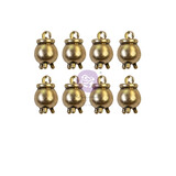 Prima Marketing Thirty-One Metal Embellishments Cauldron Charms (8pcs) (997328) (DISCONTINUED)