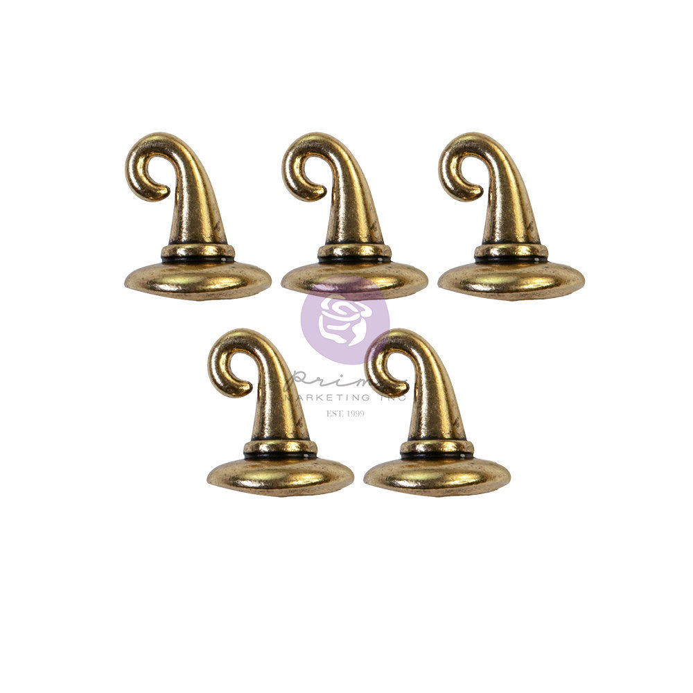 Prima Marketing Thirty-One Metal Embellishments Witch Hat (5pcs) (997359) (DISCONTINUED) Prima Marketing Thirty-One Metal Embellishments Witch Hat (5pcs) (997359) (DISCONTINUED)