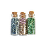 Prima Marketing Christmas Sparkle Glass Glitter Vials (3pcs) (997786) (DISCONTINUED)