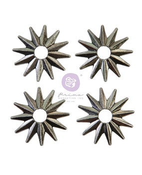 Prima Marketing Christmas Sparkle Tarnsihed Stars (4pcs) (997816) (DISCONTINUED)