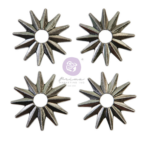 Prima Marketing Christmas Sparkle Tarnsihed Stars (4pcs) (997816) (DISCONTINUED)