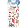 Stamperia Chipboard 15x30cm Winter Tales Christmas Elements (DFLCB33) (DISCONTINUED)