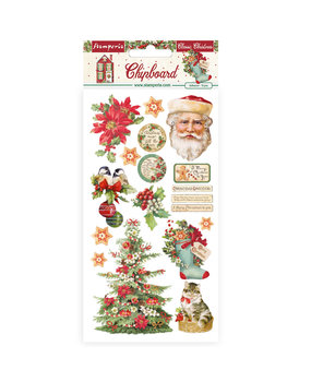Stamperia Chipboard 15x30cm Classic Christmas (DFLCB36) (DISCONTINUED)