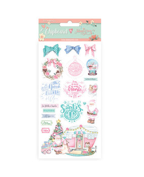 Stamperia Chipboard 15x30cm Christmas Rose (DFLCB44) (DISCONTINUED)