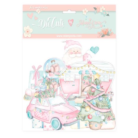 Stamperia Christmas Rose Die Cuts (DFLDC49) (OUTLET)