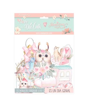 Stamperia Christmas Rose Clear Die Cuts (DFLDCP17) (DISCONTINUED)