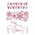 Stencil A4 Winter Tales Love (KSG478) (DISCONTINUED)