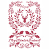 Stamperia Stencil A4 Winter Tales Hope (KSG479) (OUTLET) Stamperia Stencil A4 Winter Tales Hope (KSG479) (OUTLET)