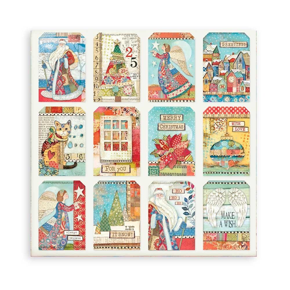 Stamperia Christmas Patchwork Cards 12x125 Inch Paper Sheets (10pcs) (sbb803) (DISCONTINUED) Stamperia Christmas Patchwork Cards 12x125 Inch Paper Sheets (10pcs) (sbb803) (DISCONTINUED)