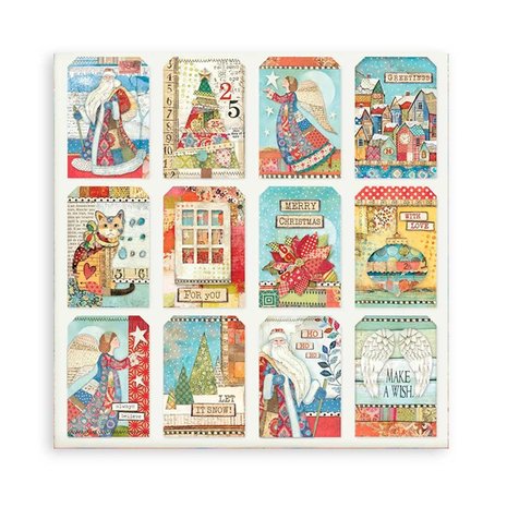 Stamperia Christmas Patchwork Cards 12x125 Inch Paper Sheets (10pcs) (sbb803) (DISCONTINUED) Stamperia Christmas Patchwork Cards 12x125 Inch Paper Sheets (10pcs) (sbb803) (DISCONTINUED)