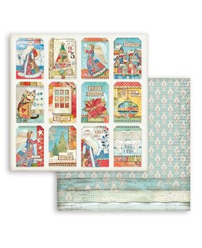 Stamperia Christmas Patchwork Cards 12x125 Inch Paper Sheets (10pcs) (sbb803) (DISCONTINUED) Stamperia Christmas Patchwork Cards 12x125 Inch Paper Sheets (10pcs) (sbb803) (DISCONTINUED)