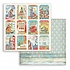 Christmas Patchwork Cards 12x125 Inch Paper Sheets (10pcs) (sbb803) (OUTLET)