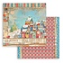 Christmas Patchwork Houses 12x12 Inch Paper Sheets (10pcs) (SBB805) (OUTLET)