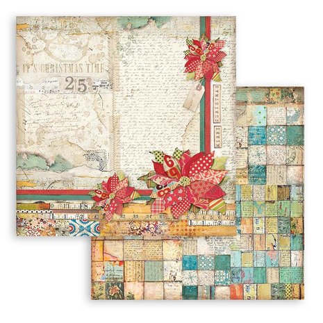 Stamperia Christmas Patchwork 8x8 Inch Paper Pack (SBBS40) (DISCONTINUED) Stamperia Christmas Patchwork 8x8 Inch Paper Pack (SBBS40) (DISCONTINUED)