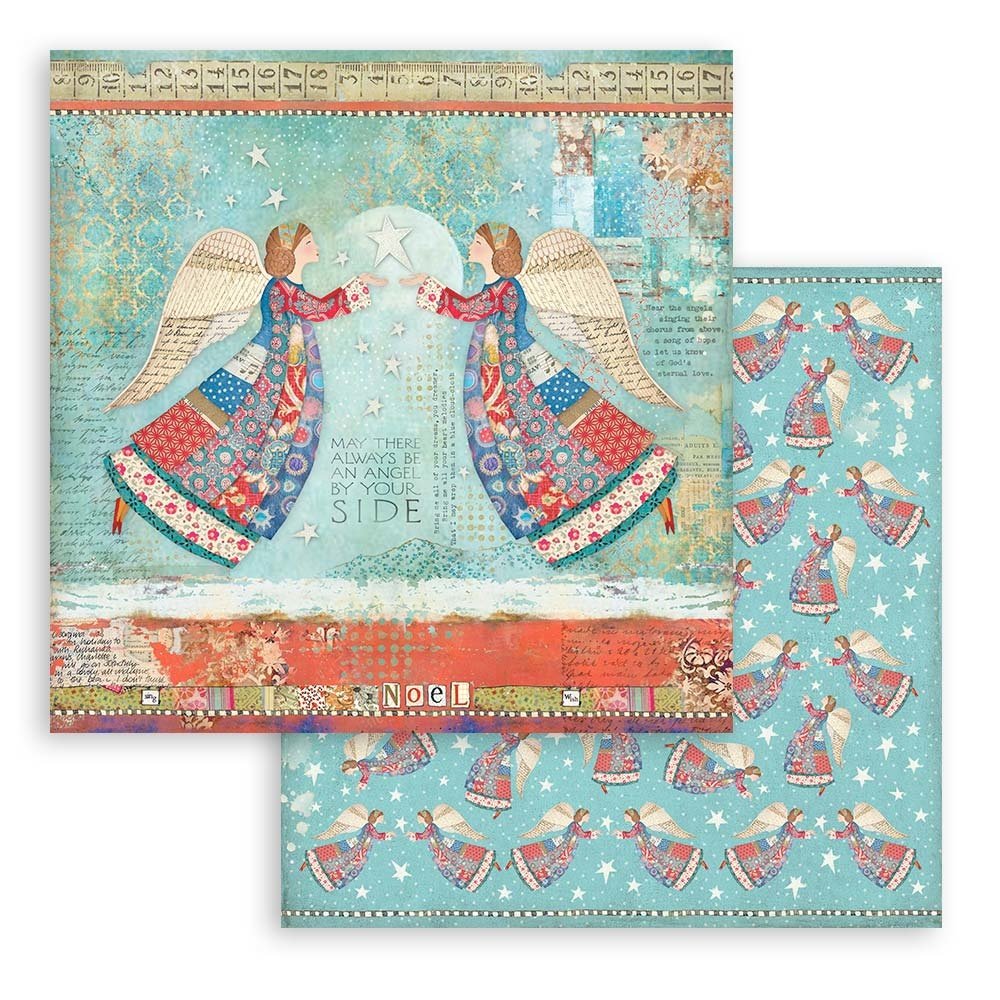 Stamperia Christmas Patchwork 8x8 Inch Paper Pack (SBBS40) (DISCONTINUED) Stamperia Christmas Patchwork 8x8 Inch Paper Pack (SBBS40) (DISCONTINUED)