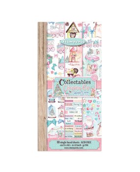 Stamperia Christmas Rose 6x12 Inch Paper Pack (SBBVB05) (DISCONTINUED)