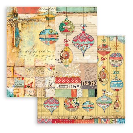 Stamperia Christmas Patchwork 6x6 Inch Paper Pack (SBBXS05) (DISCONTINUED) Stamperia Christmas Patchwork 6x6 Inch Paper Pack (SBBXS05) (DISCONTINUED)