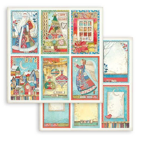 Stamperia Christmas Patchwork 6x6 Inch Paper Pack (SBBXS05) (DISCONTINUED) Stamperia Christmas Patchwork 6x6 Inch Paper Pack (SBBXS05) (DISCONTINUED)