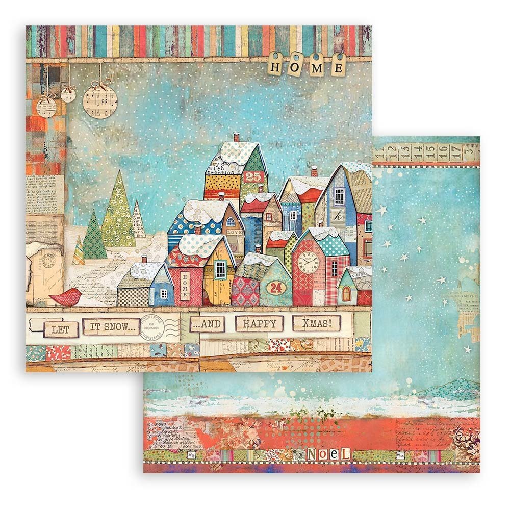 Stamperia Christmas Patchwork 6x6 Inch Paper Pack (SBBXS05) (DISCONTINUED) Stamperia Christmas Patchwork 6x6 Inch Paper Pack (SBBXS05) (DISCONTINUED)