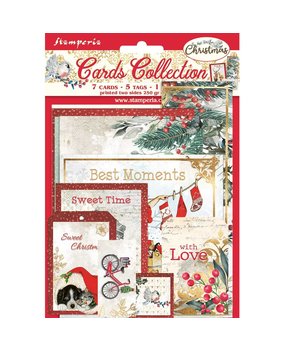 Stamperia Romantic Christmas Cards (SBCARD09) (OUTLET)