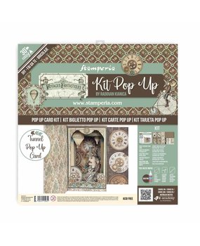 Stamperia Pop Up Kit 12x12 Inch Voyages Fantastiques Tunnel (SBPOP06) (DISCONTINUED) Stamperia Pop Up Kit 12x12 Inch Voyages Fantastiques Tunnel (SBPOP06) (DISCONTINUED)