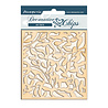 Stamperia Winter Tales Leaves Texture Decorative Chips (SCB66) (DISCONTINUED)