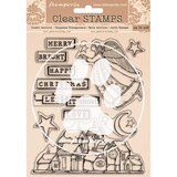 Stamperia Christmas Patchwork Clear Stamps (WTK158) (DISCONTINUED)