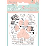 Stamperia Christmas Rose Feliz Navidad Clear Stamps (WTKJR38) (DISCONTINUED)