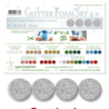 Leane Creatief Glitter Foam Sheets A4 Silver (4pcs) (25.7613) (DISCONTINUED)