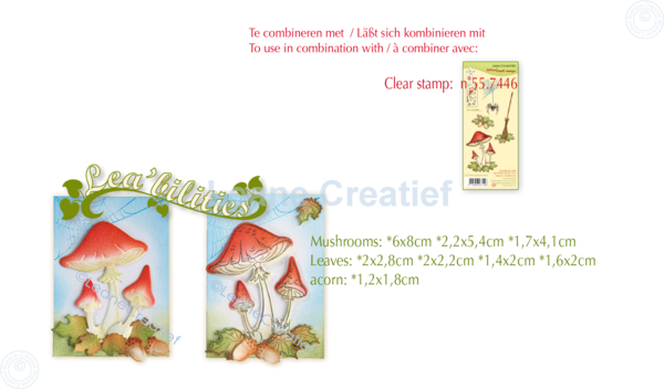 Leane Creatief Autumn Mushrooms Dies (45.7507) (OUTLET)