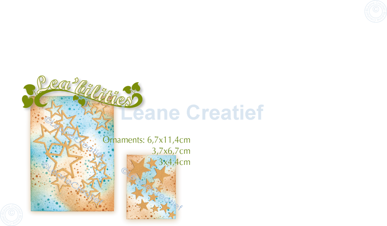 Leane Creatief Star Ornaments Dies (45.7521) (DISCONTINUED)