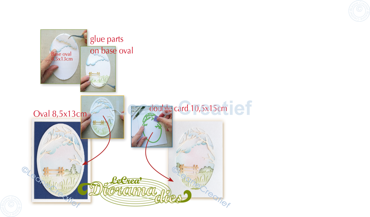 Leane Creatief Diorama Landscape Dies (45.7545) (OUTLET)